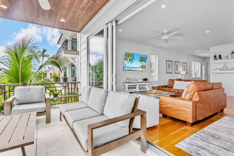 Balcony with Living Room Access