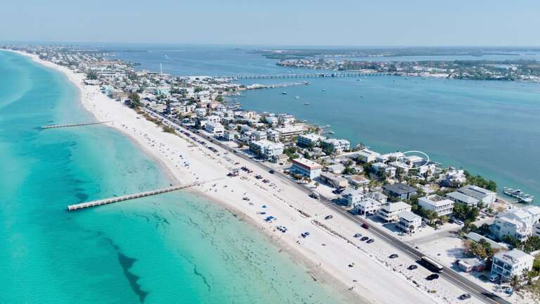 Aerial View - Beach to Bay by AMI Locals