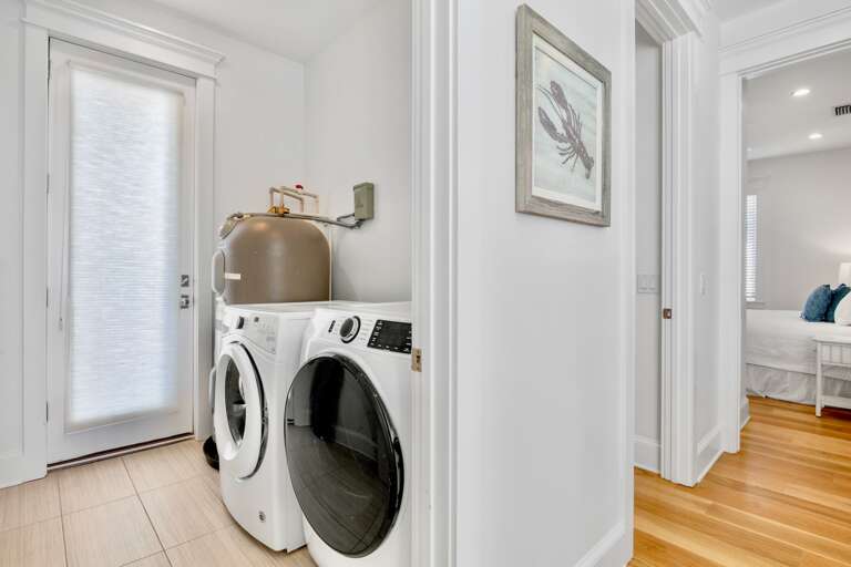 Laundry area with washer and dryer