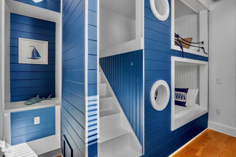 Sixth Bedroom (2nd floor) - Full-over-full bunk bed