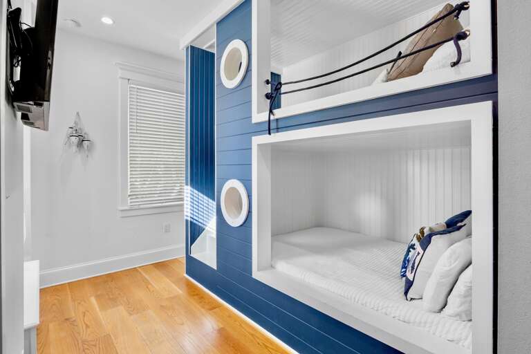 Sixth Bedroom (2nd floor) - Full-over-full bunk bed