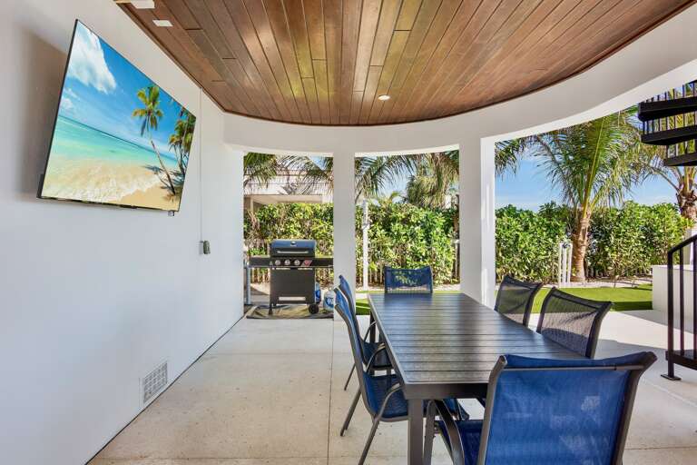Outdoor Dining and BBQ Grill