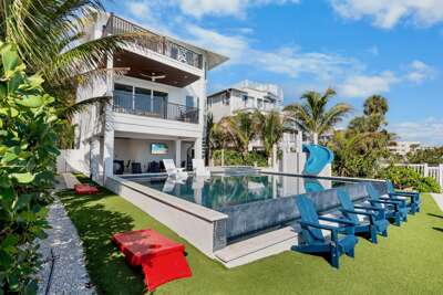 Waterfront Home with Private Pool and Balconies