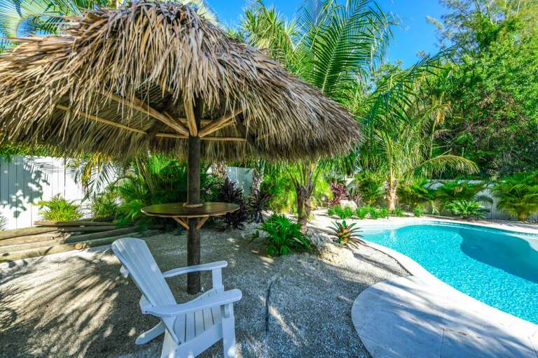 Poolside Tiki Hut