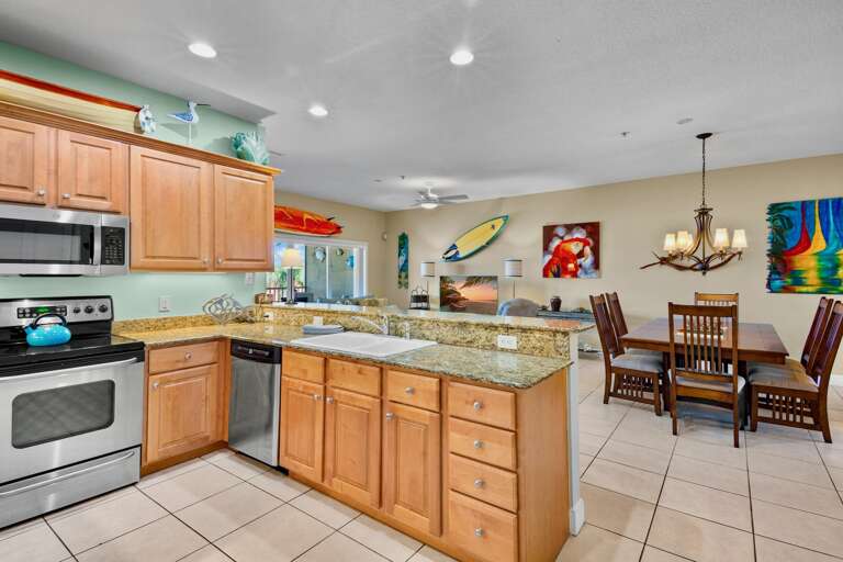 Spacious kitchen