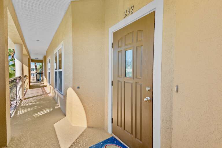 Welcoming entrance