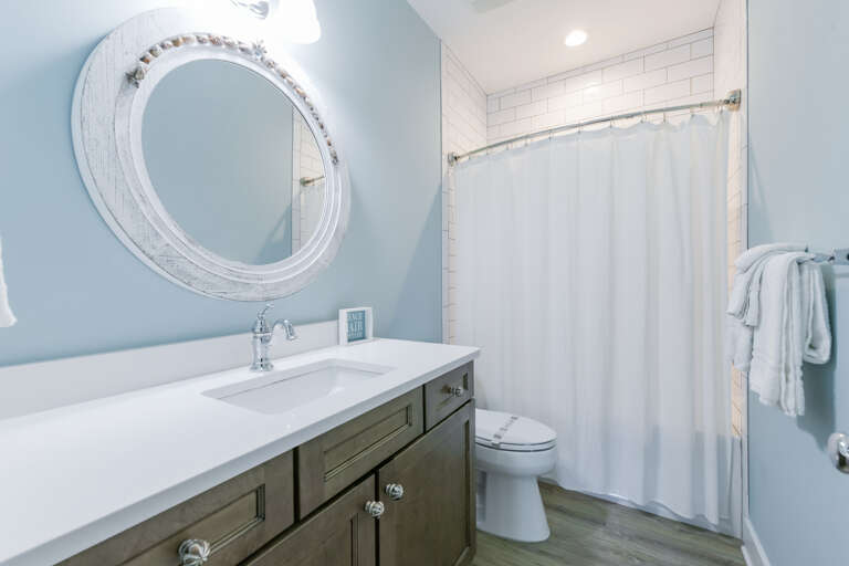 Bright Sink and Mirror Combo
