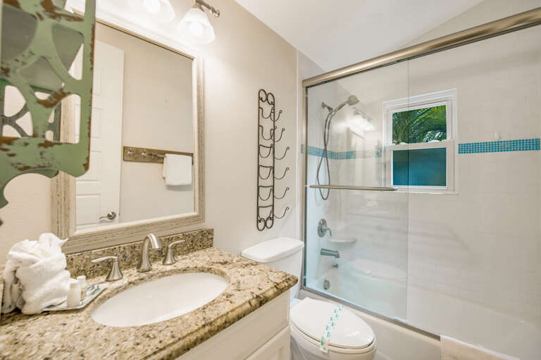 Walk-In Shower and Vanity