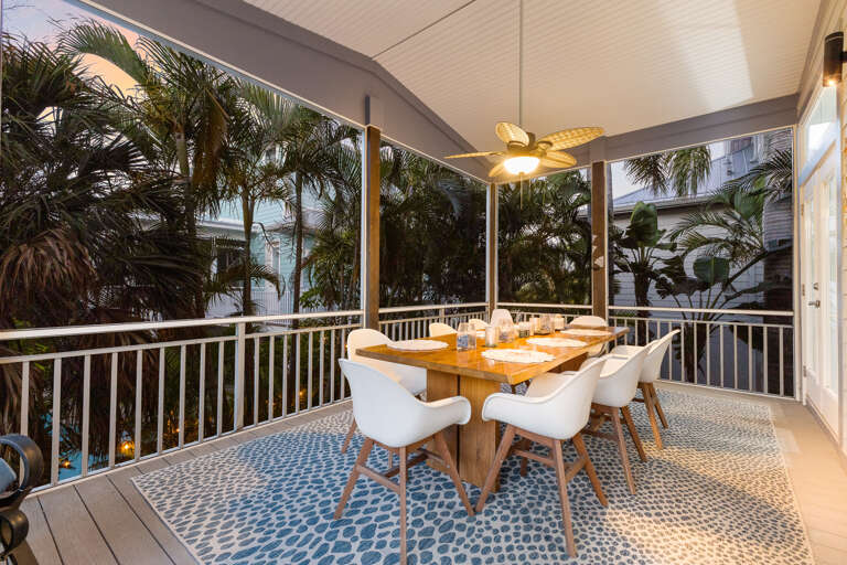 Balcony, Dining Area