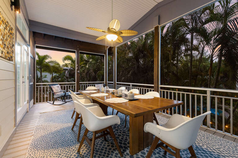Balcony, Dining Area