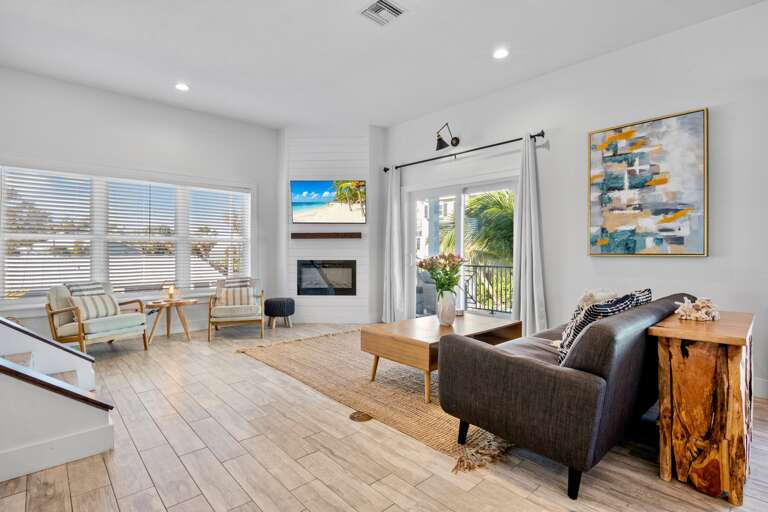 Living space with comfortable seating - 2nd floor
