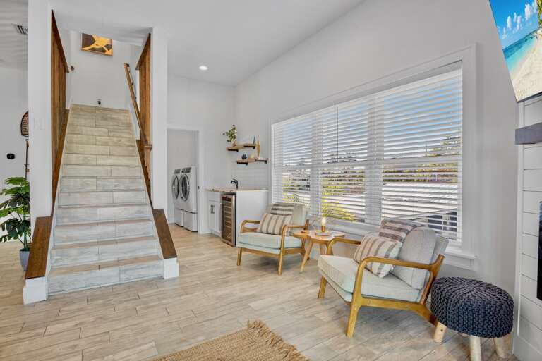 Living space with comfortable seating