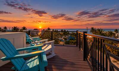 Rooftop deck with Gulf views