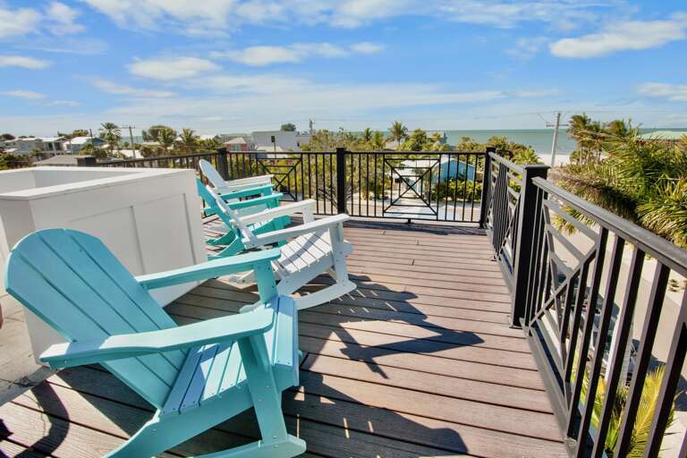 Rooftop deck with Gulf views