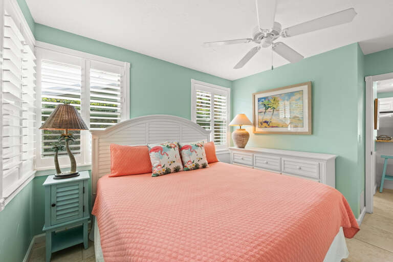 Primary Bedroom, King bed