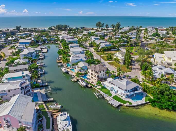 Aerial View of Canal - A Pirate's Dream