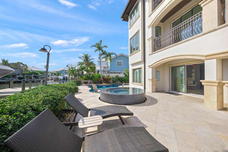 Waterfront villa