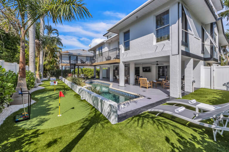 Private Pool with Lounge Space
