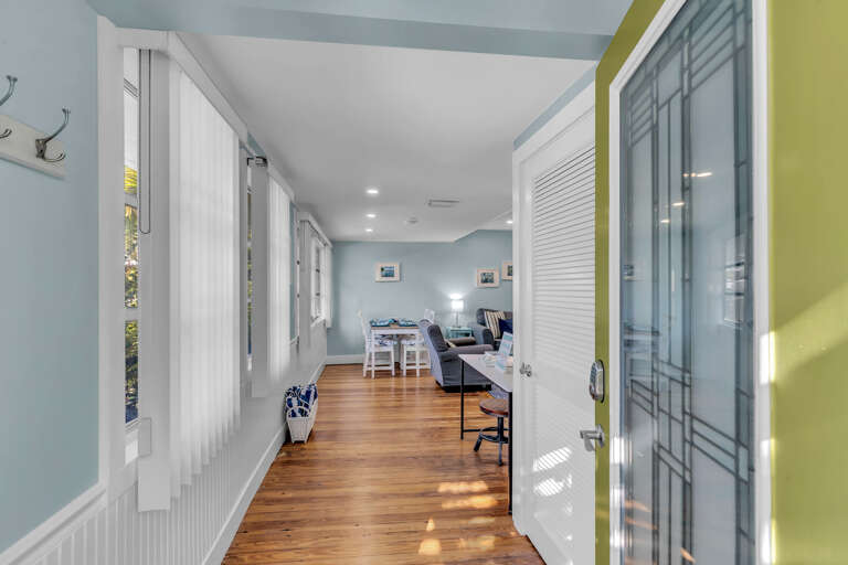 Bright and welcoming hallway