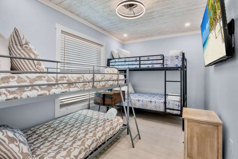 Fourth Bedroom, Two Twin over Twin Bunk Beds