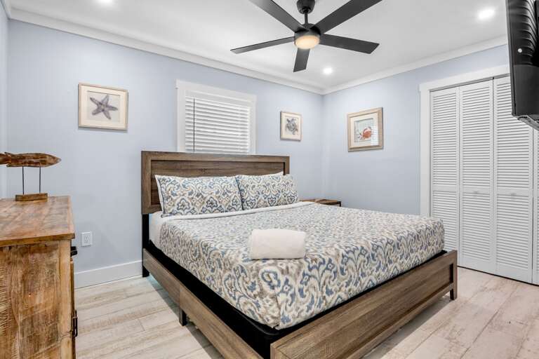 Primary Bedroom, Queen bed