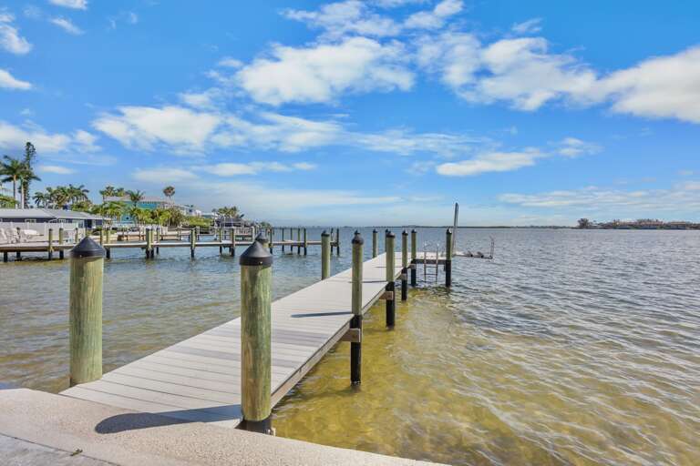 Private boat dock