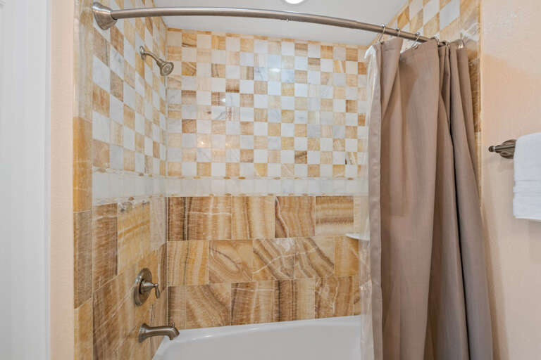 Bedroom Three - Ensuite Bathroom Shower/Tub Combo