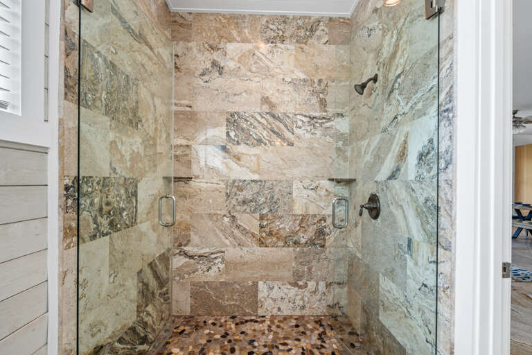Shared Bathroom, 2nd Floor - with Large Walk-in Shower