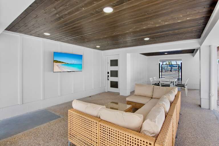 Poolside Living Area