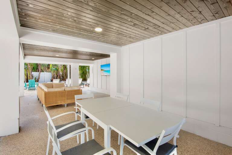 Poolside Dining Area