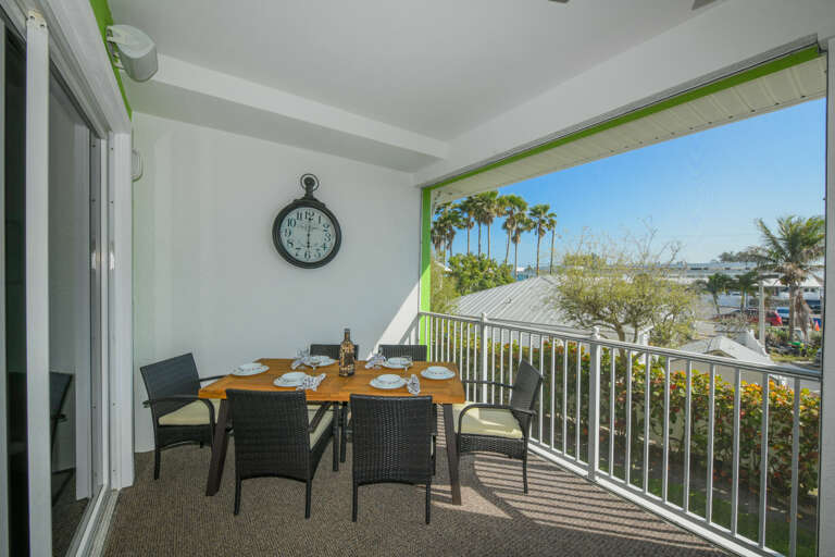 Dining Area on Balcony