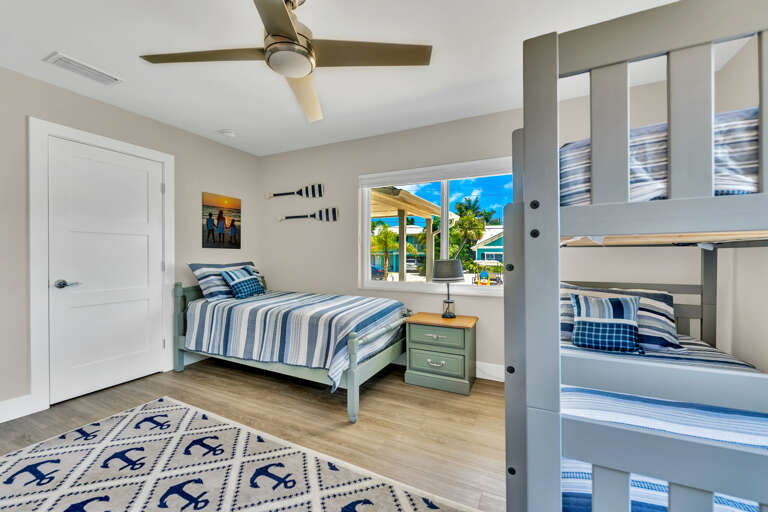 Fourth Bedroom - Twin Bunk & Twin Bed