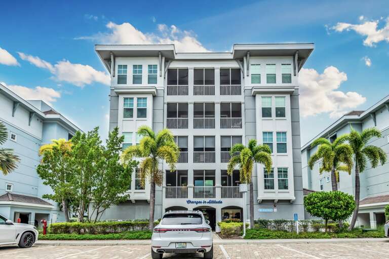 Facade of the housing complex