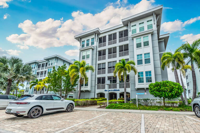 Facade of the housing complex