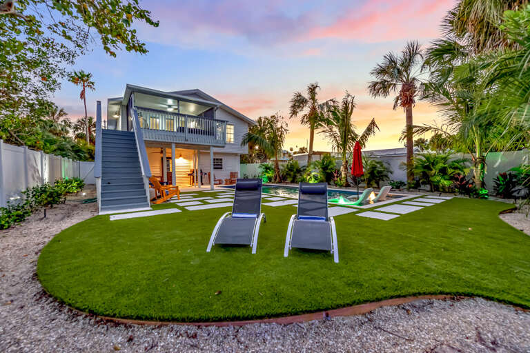 Sun Loungers Beside the Pool