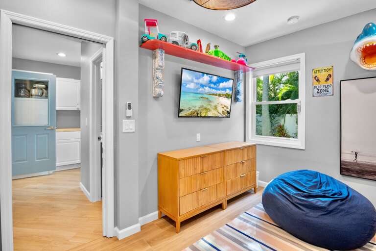 Fourth Bedroom, Twin over full bunks and TV
