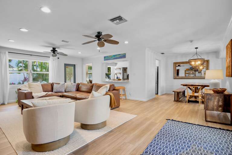 Spacious living area