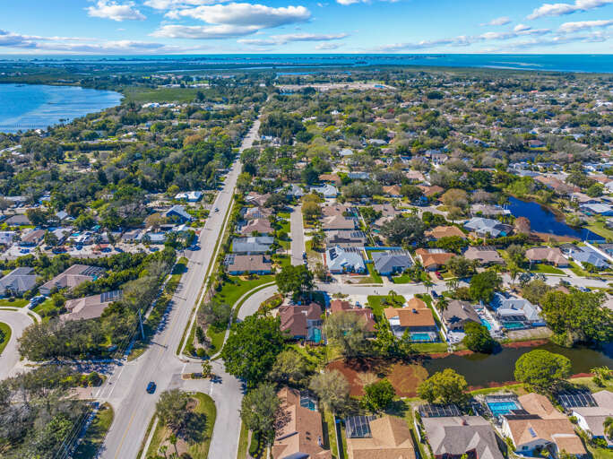 Aerial View of Property