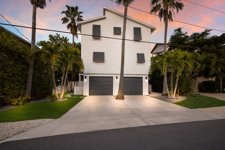 Welcoming exterior of the home