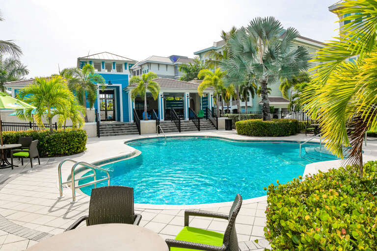 Poolside lounge