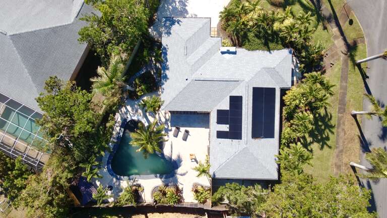 Aerial View of Property