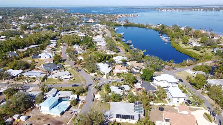 Aerial View of Property