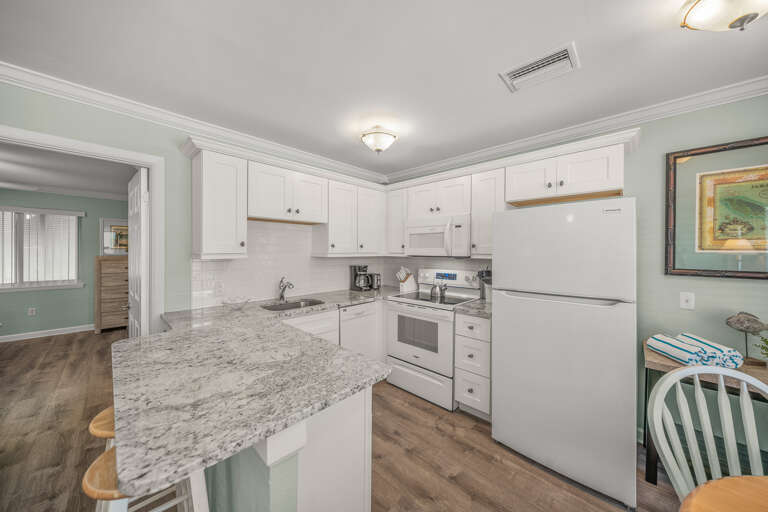 Open Kitchen with Storage