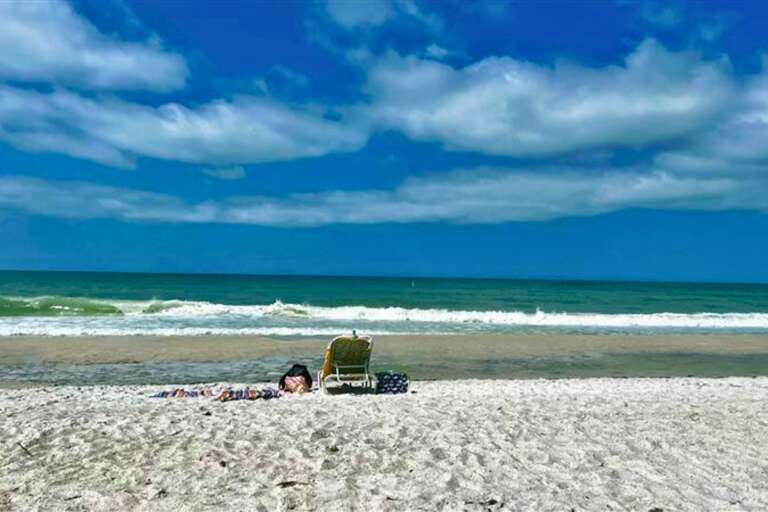 Beach with a view