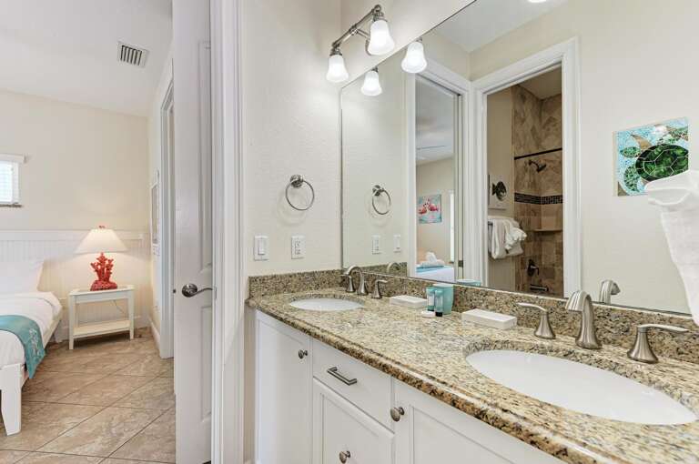 Twin Sinks with Mirror - Anna Maria Island Locals