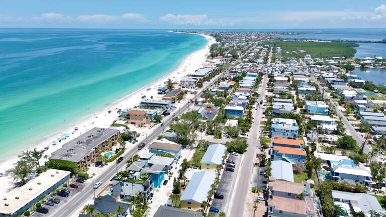 Stunning aerial view of the property