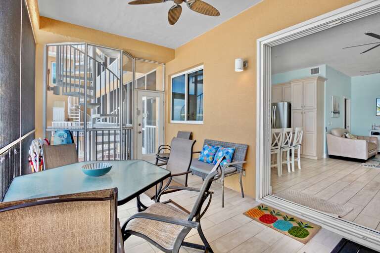 Balcony, Dining Area