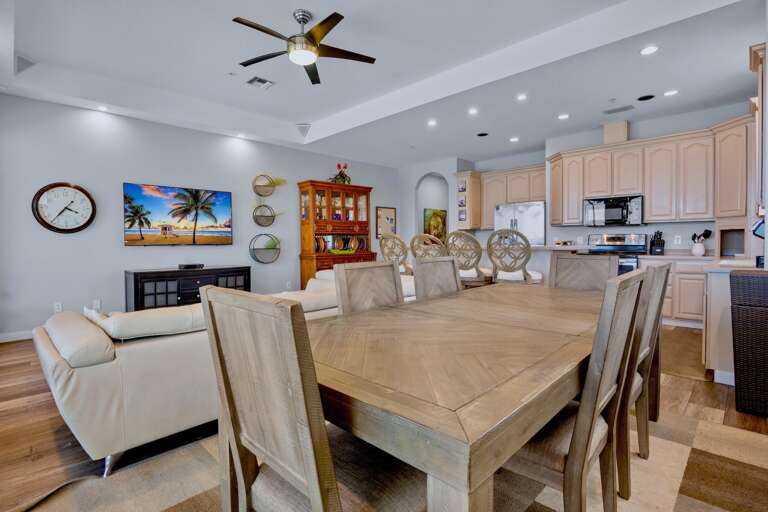 Dining table for six guests