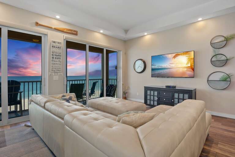 Inviting lounge area