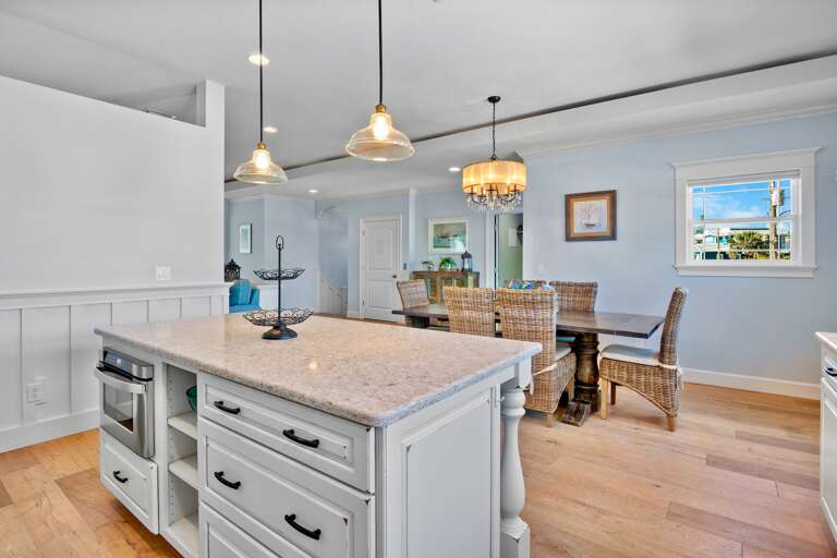 Bright kitchen with cooking essentials
